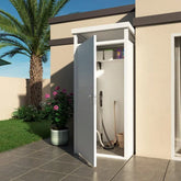 Abri de jardin modulaire isolé 1x1m blanc - plancher inclus - Everbox Ma boutique